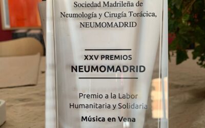 Música en Vena recibe el Premio Neumomadrid 2025 a la labor humanitaria