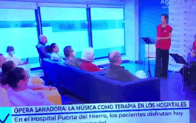 La música rompe la rutina hospitalaria en el Puerta de Hierro